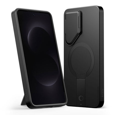 Samsung Galaxy S26 Tech-Protect Kevlar Aura Hybrid Deksel - MagSafe Kompatibel - Svart