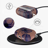 Apple AirPods Pro (1. & 2. gen.) Tech-Protect Lamano Deksel m. Nøkkelring - Velvet Night