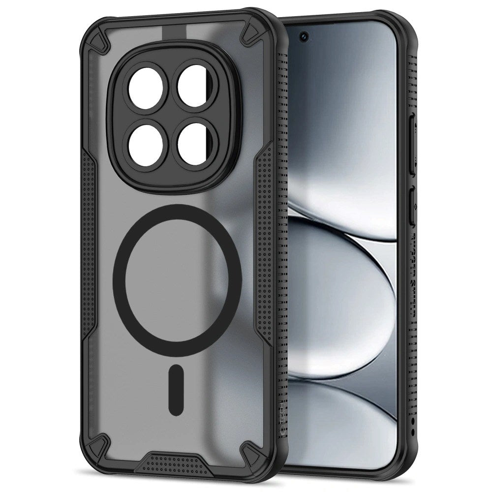 Xiaomi Redmi Note 15 Pro Tech-Protect Rugged Shield Deksel - MagSafe Kompatibel - Mattsvart