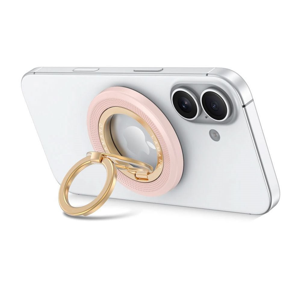 Tech-Protect Lamano Magnetisk Mobil Ring - MagSafe Kompatibel - Rosa / Gull