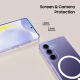 Samsung Galaxy S26+ (Plus) Tech-Protect Flexair Hybrid Deksel - MagSafe Kompatibel - Gjennomsiktig