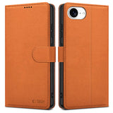 iPhone 16e Tech-Protect Wallet m. Pung - Brun