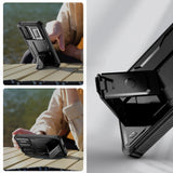 Samsung Galaxy A36 (5G) Tech-Protect Kevlar Pro Hardplast Deksel med Skjermbeskytter & Kickstand - Svart