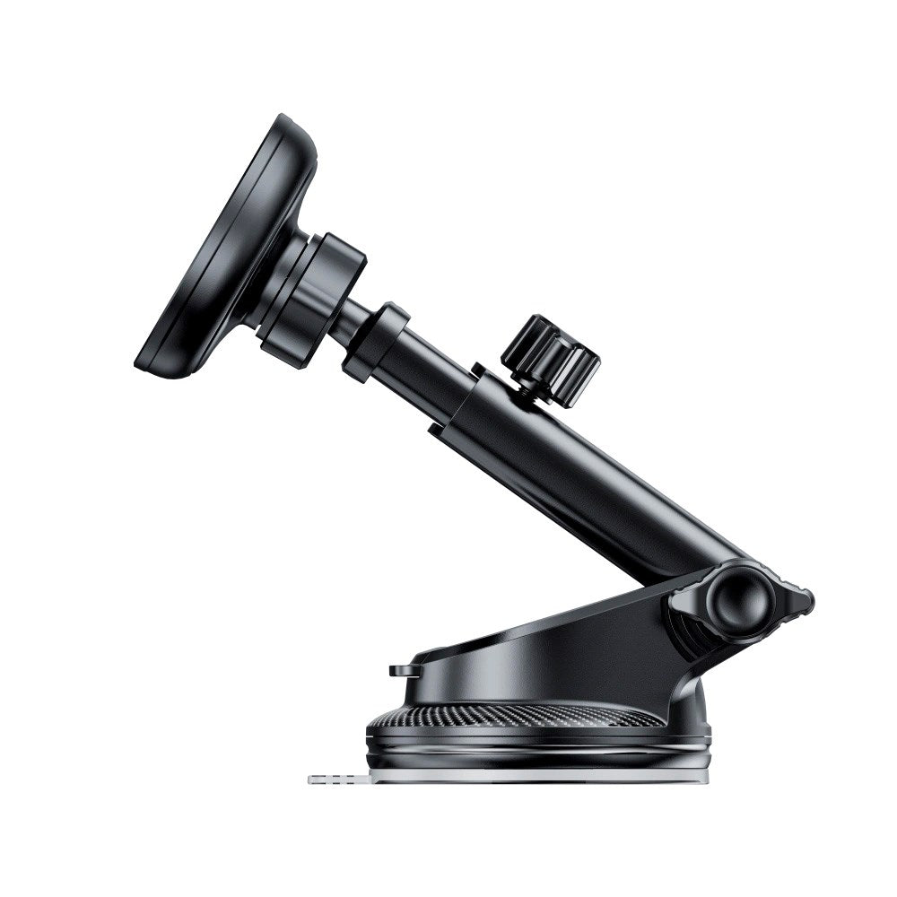 Tech-Protect 15W Magnetisk Trådløs Billader - Dashbord & Luftventilfeste - MagSafe Kompatibel - Svart