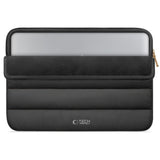 Tech-Protect Fluffy MacBook / Laptop 15-16" (27 x 38 cm) Sleeve med Ekstra Glidelåslomme - Svart