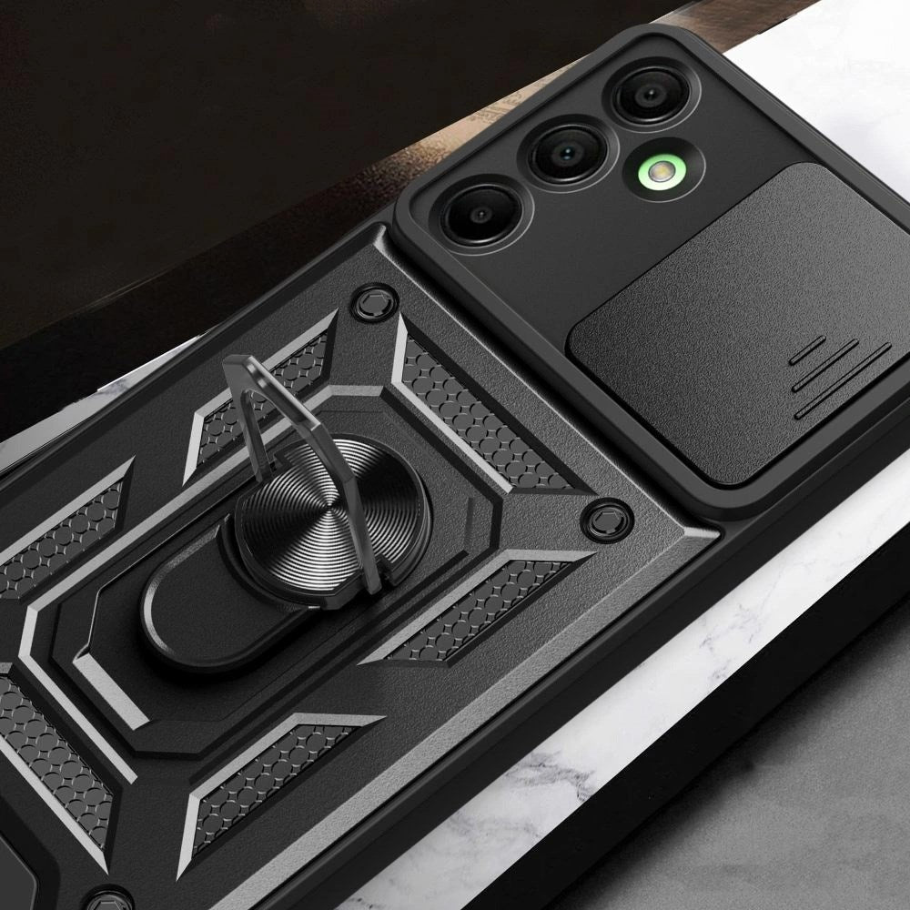 Samsung Galaxy A26 (5G) Tech-Protect Camshield Deksel m. Magnetisk Ring og Stativfunksjon - Svart