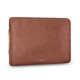 Tech-Protect MacBook / Laptop 15-16" Kunstskinn Sleeve med Fôret Innside - Brown