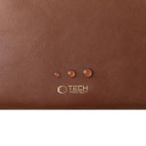 Tech-Protect MacBook / Laptop 15-16" Kunstskinn Sleeve med Fôret Innside - Brown