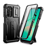Samsung Galaxy A26 (5G) Tech-Protect Kevlar Pro Hard Plast Deksel m. Skjermbeskyttelse & Kickstand - Svart