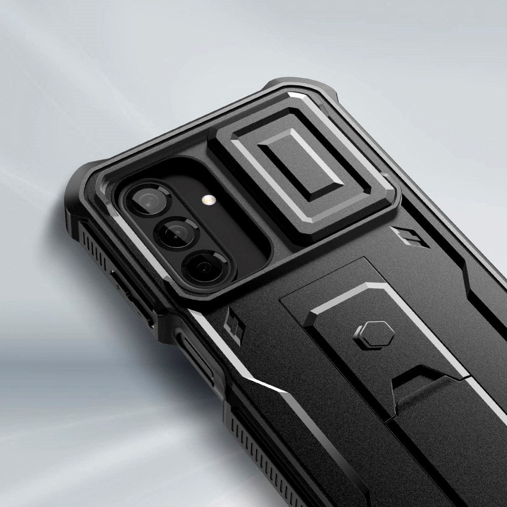 Samsung Galaxy A26 (5G) Tech-Protect Kevlar Pro Hard Plast Deksel m. Skjermbeskyttelse & Kickstand - Svart