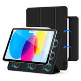 iPad 11" (2025) / 10.9" (2024 / 2022) Tech-Protect SmartCase Magnetisk Flip Deksel - Svart