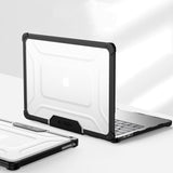 MacBook Air 13" M2 / M3 / M4 (2022 - 2025) Tech-Protect SmartShell Pro Deksel - Svart / Gjennomsiktig