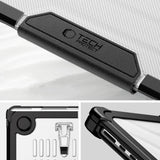 MacBook Air 15" M2 / M3 / M4 (2023 - 2025) Tech-Protect SmartShell Pro Deksel - Svart / Gjennomsiktig