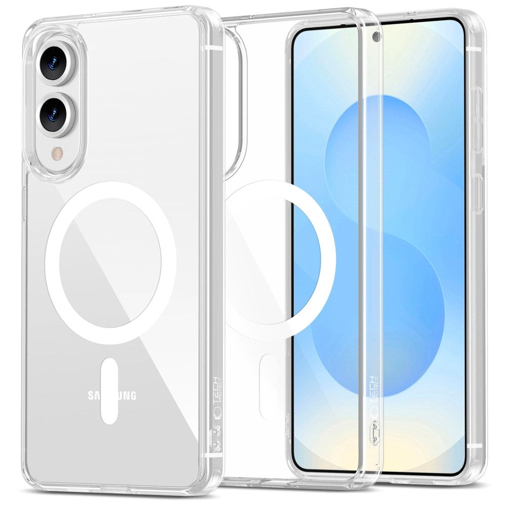 Samsung Galaxy S25 Edge Tech-Protect Flexair Hybrid Deksel - MagSafe Kompatibel - Gjennomsiktig