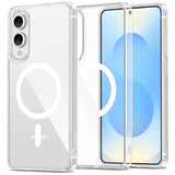 Samsung Galaxy S25 Edge Tech-Protect Flexair Hybrid Deksel - MagSafe Kompatibel - Gjennomsiktig