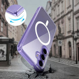 Samsung Galaxy S25 Edge Tech-Protect Flexair Hybrid Deksel - MagSafe Kompatibel - Gjennomsiktig