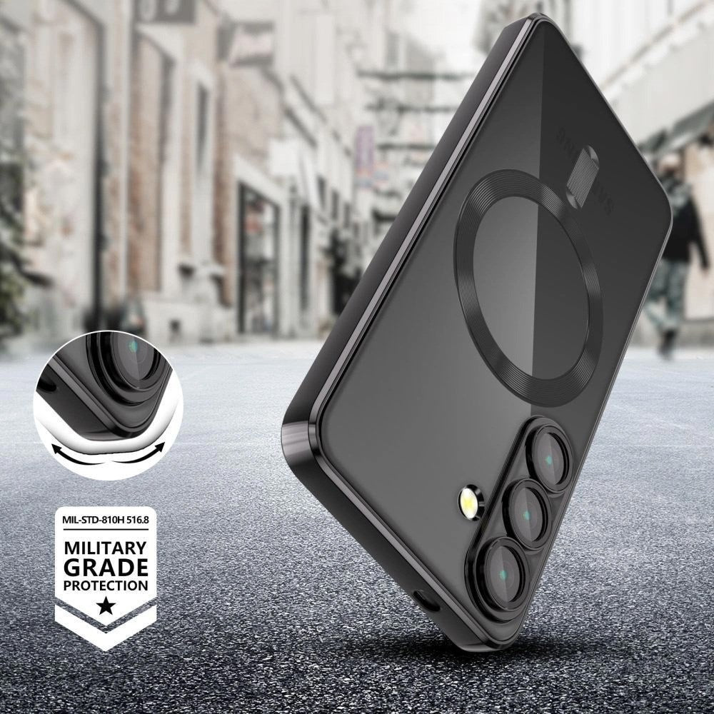 Samsung Galaxy S25 Edge Tech-Protect MagFlex Deksel - MagSafe Kompatibel - Svart