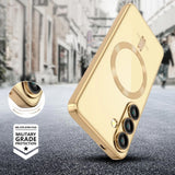 Samsung Galaxy S25 Edge Tech-Protect MagFlex Deksel - MagSafe Kompatibel - Gull