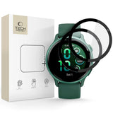 Garmin Vivoactive 6 Tech-Protect Glass Flex+ Skjermbeskytter - 2 stk - Gjennomsiktig / Svart