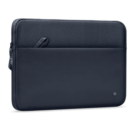 Tech-Protect MacBook / Laptop 13-14" Sleeve med Fôret Innside & Lomme - Mørk Blå