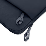 Tech-Protect MacBook / Laptop 13-14" Sleeve med Fôret Innside & Lomme - Mørk Blå