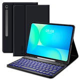 Samsung Galaxy Tab S10 FE+ (Plus) Tech-Protect Deksel med Engelsk Tastatur - Svart