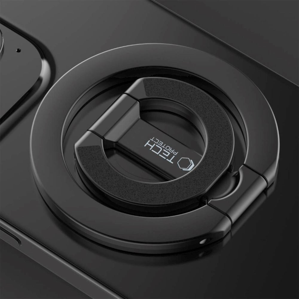 Tech-Protect Magnetisk Mobilring – MagSafe Kompatibel – Svart