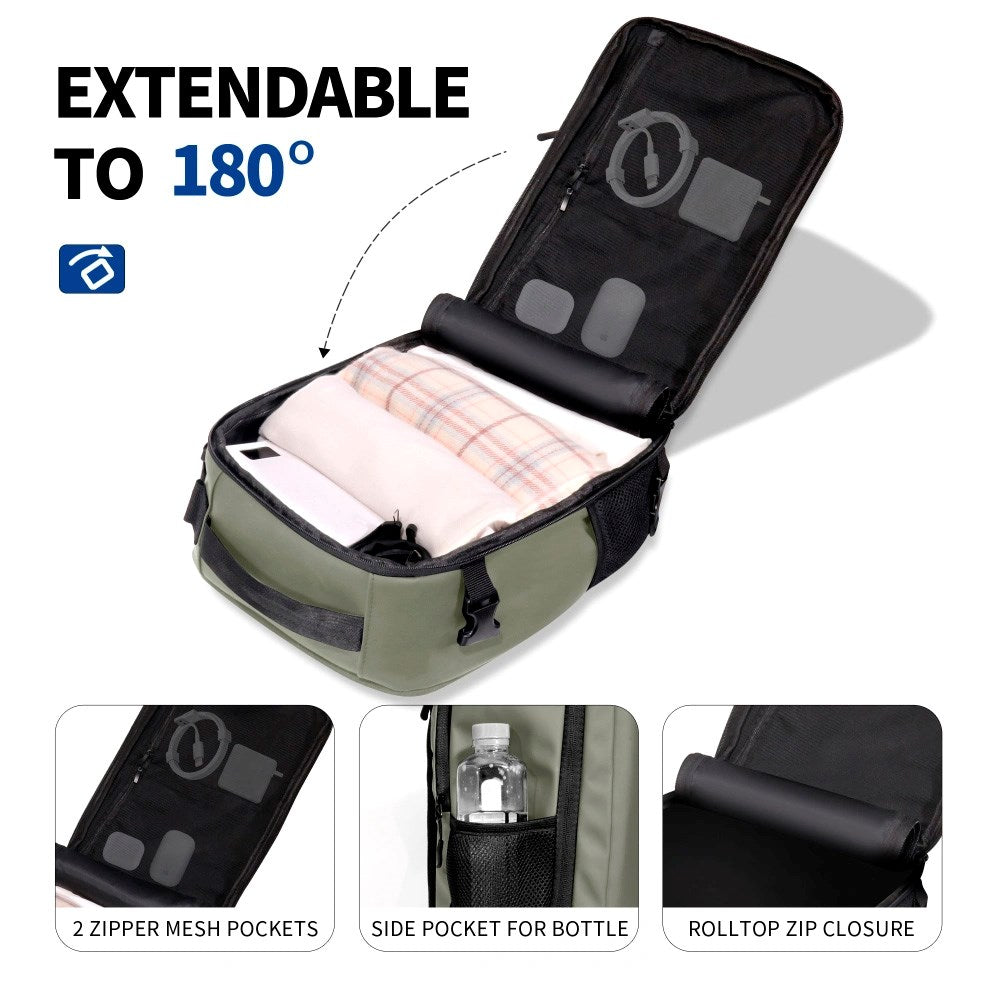 Tech-Protect Defender S50 Reiseveske - 20L / 40 x 20 x 25 cm - Grønn