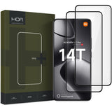 Xiaomi 14T / 14T  Pro Hofi Glass Pro+ Skjermbeskytter - Case Friendly - 2-Pak - Svart Kant