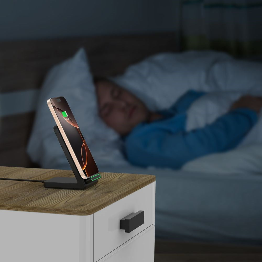 Tech-Protect Qi-15W-A40 Trådløs Laderholder - Svart