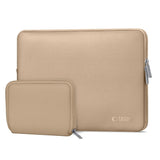 Tech-Protect Neoslim MacBook/Laptop 15-16" Sleeve m. Liten Veske - Beige