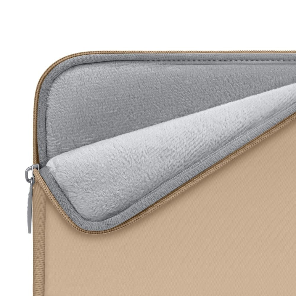 Tech-Protect Neoslim MacBook/Laptop 15-16" Sleeve m. Liten Veske - Beige