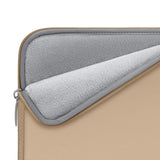 Tech-Protect Neoslim MacBook/Laptop 13-14" Sleeve m. Liten Veske - Beige