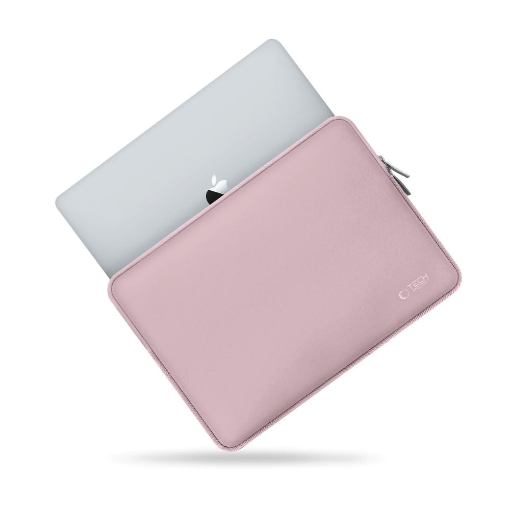 Tech-Protect Neoslim MacBook/Laptop 15-16" Sleeve m. Liten Veske - Rosa