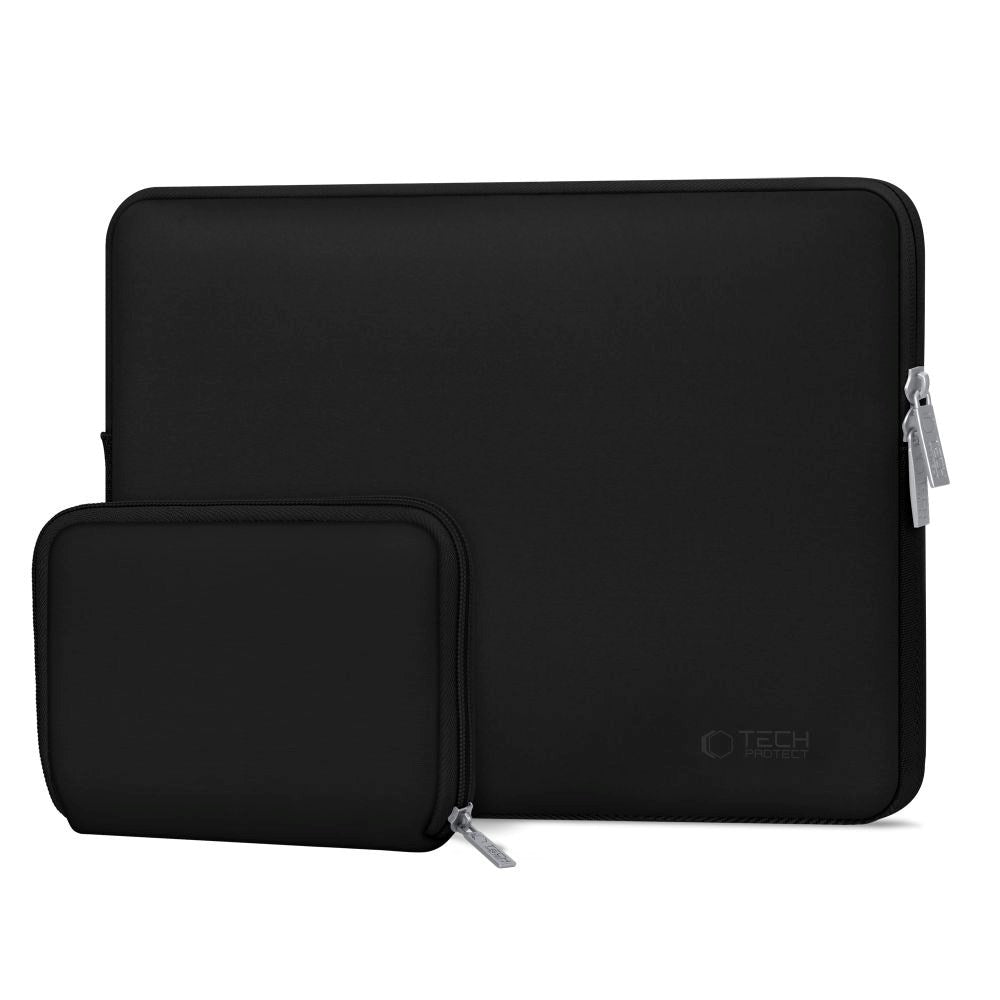 Tech-Protect Neoslim MacBook/Laptop 15-16" Sleeve m. Liten Veske - Svart