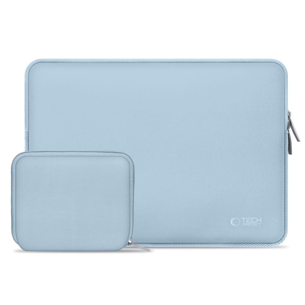 Tech-Protect Neoslim MacBook/Laptop 15-16" Sleeve m. Liten Veske - Blå