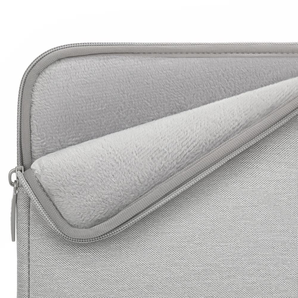 Tech-Protect Sleevy MacBook/Laptop 13-14" Sleeve m. Lomme - Grå