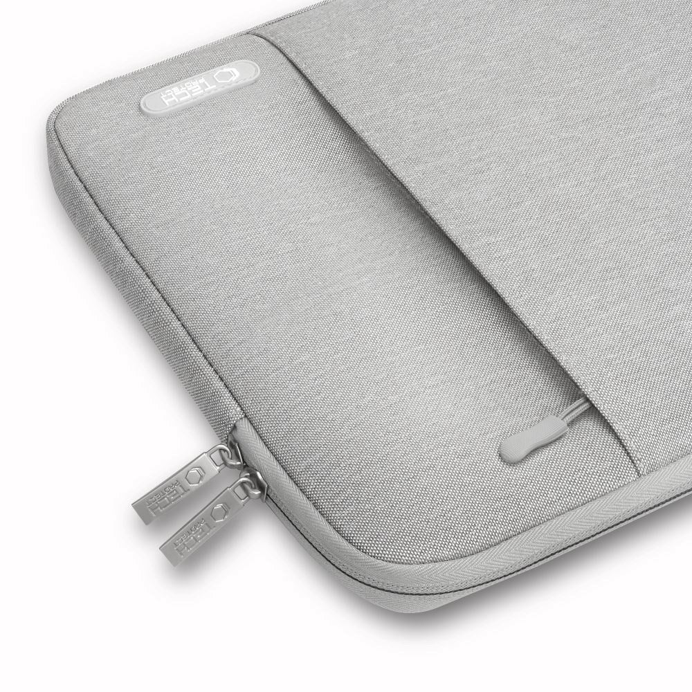 Tech-Protect Sleevy MacBook/Laptop 13-14" Sleeve m. Lomme - Grå