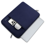 Tech-Protect Sleevy MacBook/Laptop 13-14" Sleeve m. Lomme - Blå