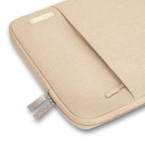 Tech-Protect Sleevy MacBook/Laptop 13-14" Sleeve m. Lomme - Beige