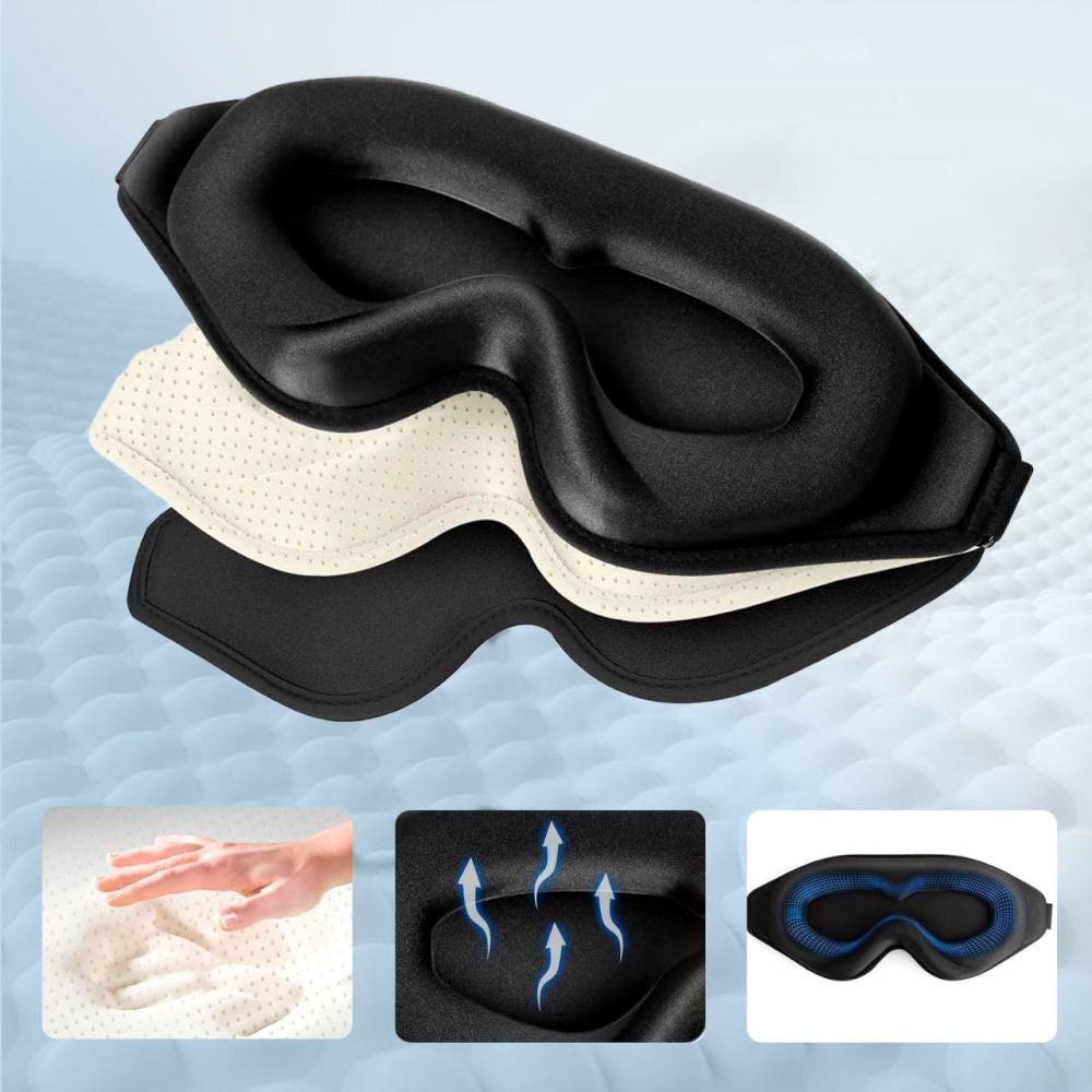 Tech-Protect Sovemaske - Svart