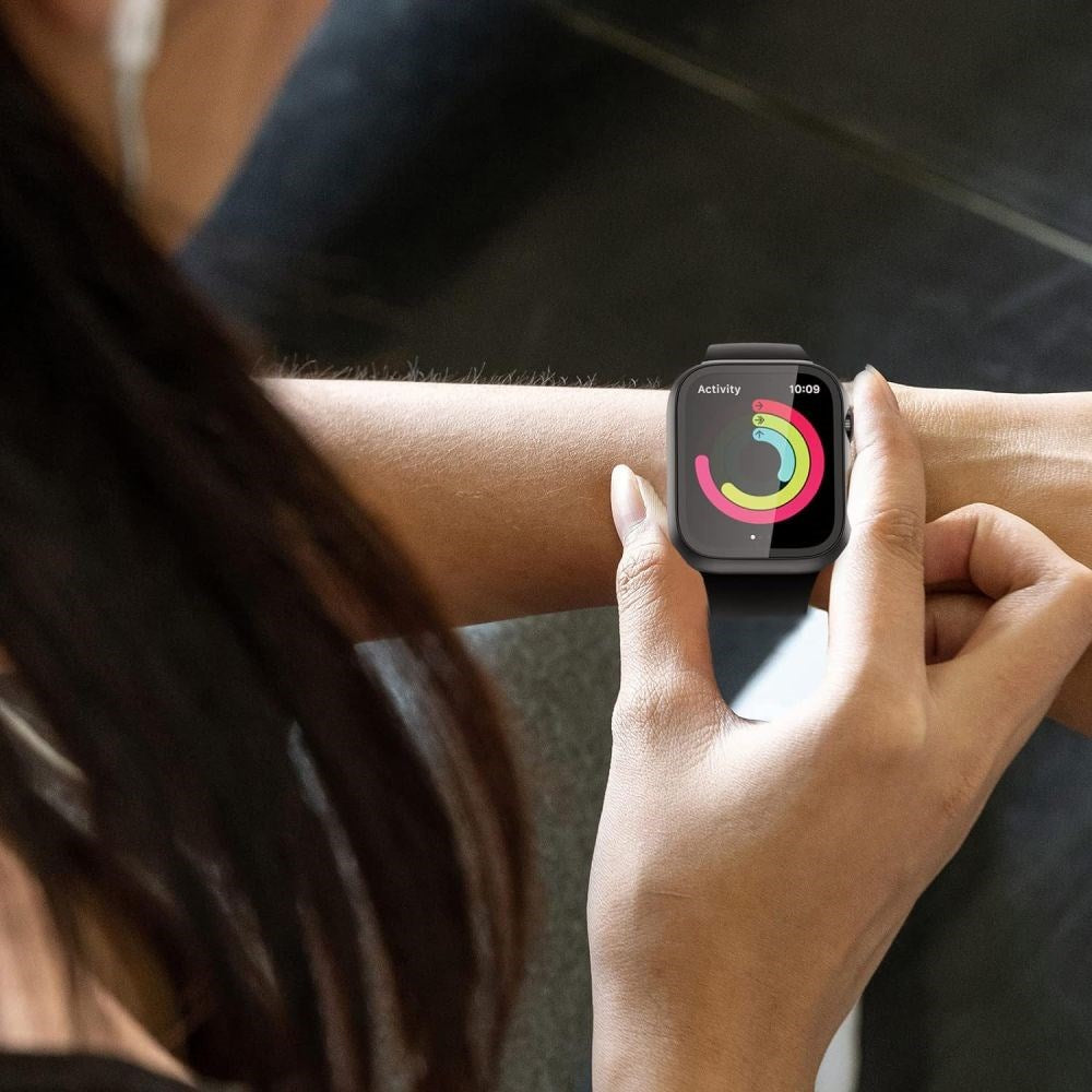 Apple Watch 10 Tech-Protect DEFENSE360 Smartwatch-deksel med skjermbeskytter - 42mm - Gjennomsiktig