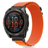 Universal Garmin 26mm QuickFit Tech-Protect Nylon Pro Rem - Oransje