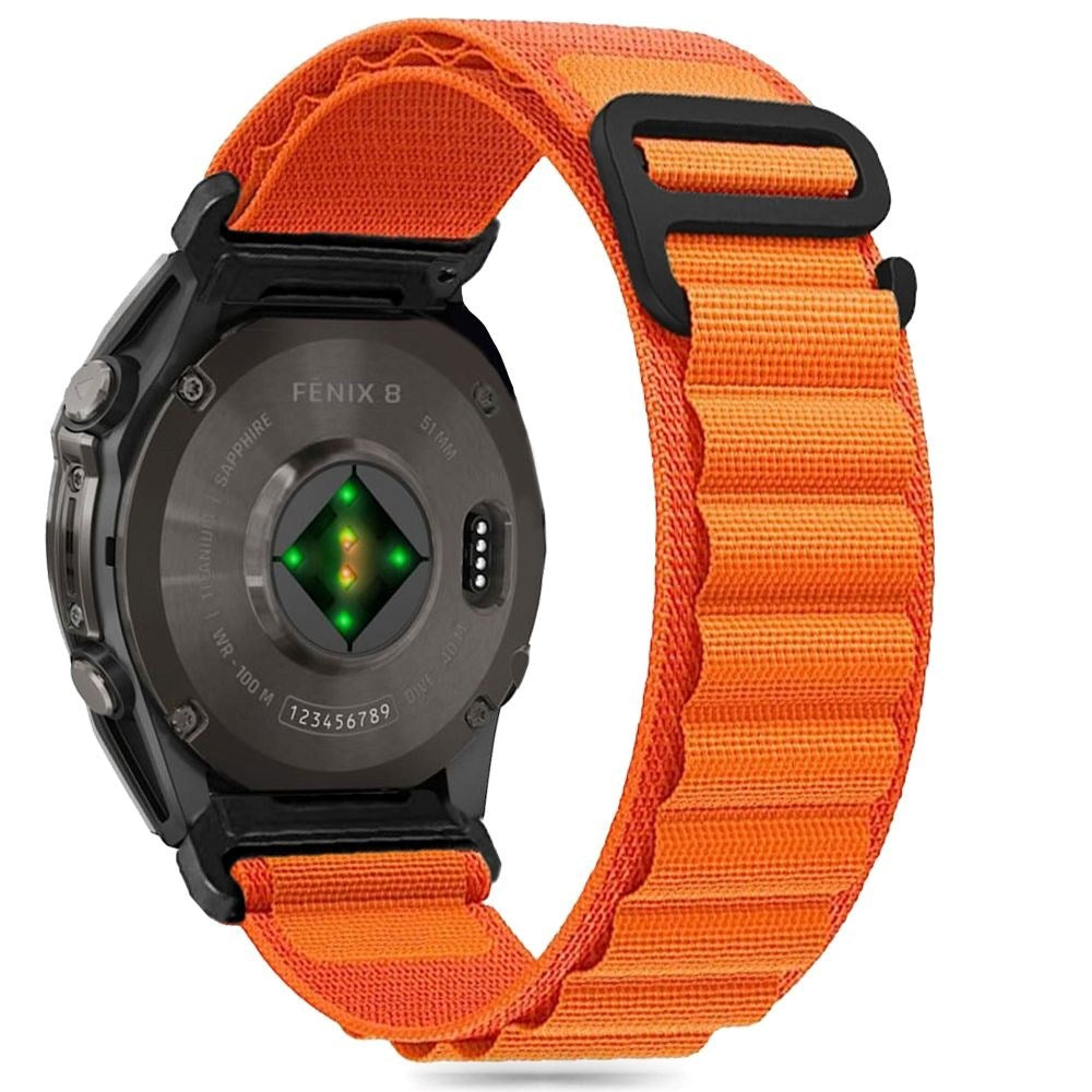 Universal Garmin 26mm QuickFit Tech-Protect Nylon Pro Rem - Oransje