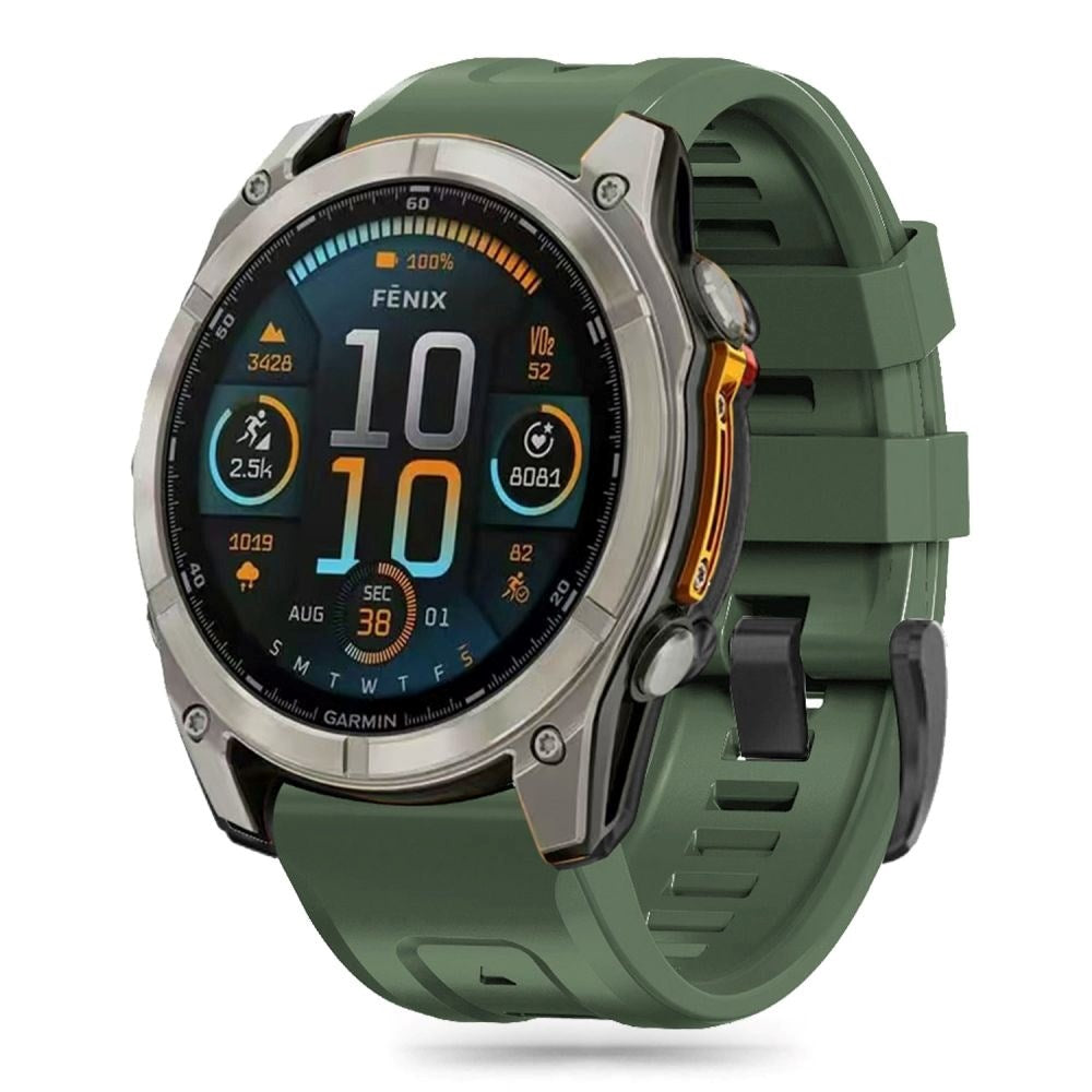 Universal Garmin 20mm QuickFit Tech-Protect Icon Silikon Rem - Grønn