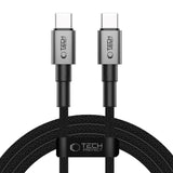 Tech-Protect Ultraboost DNA PD 100W/5A USB-C til USB-C-Kabel 2m - Svart / Mørkegrå