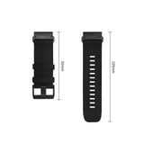 Universal Garmin 22mm QuickFit Tech-Protect Classic Nylon Reim - Svart