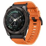 Universal Garmin 22mm QuickFit Tech-Protect Classic Nylon Reim - Oransje