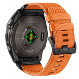 Universal Garmin 22mm QuickFit Tech-Protect Classic Nylon Reim - Oransje