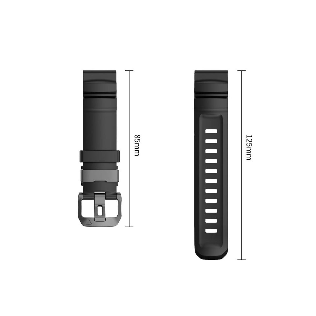 Universal Garmin 22mm QuickFit Tech-Protect Motion Klokkereim - Svart